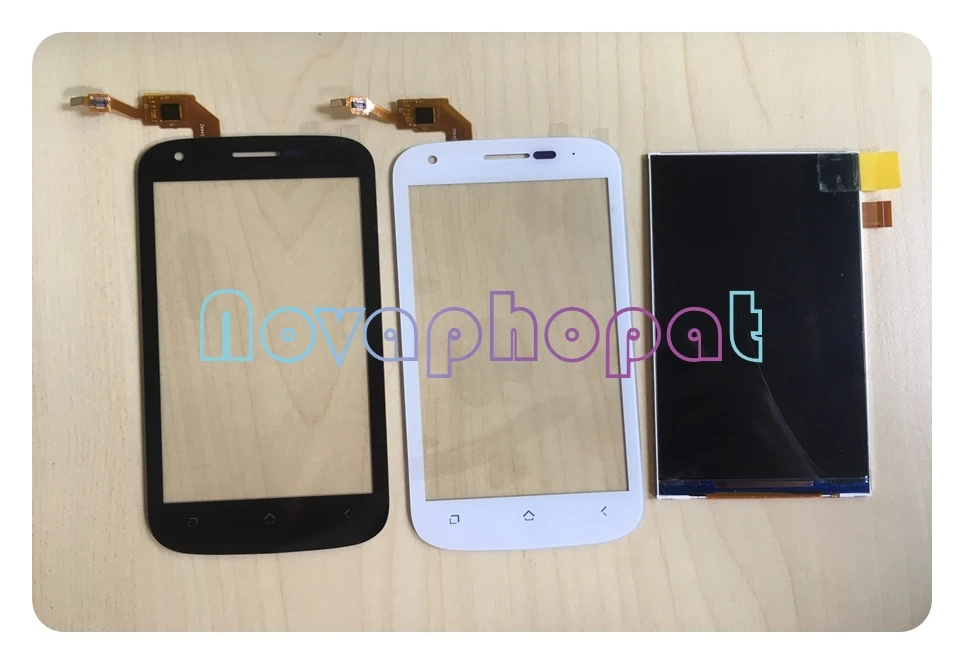 

Novaphopat IQ443 Touch LCD display Screen For FLY IQ443 LCD Screen Display + touch screen digitizer sensor + tracking