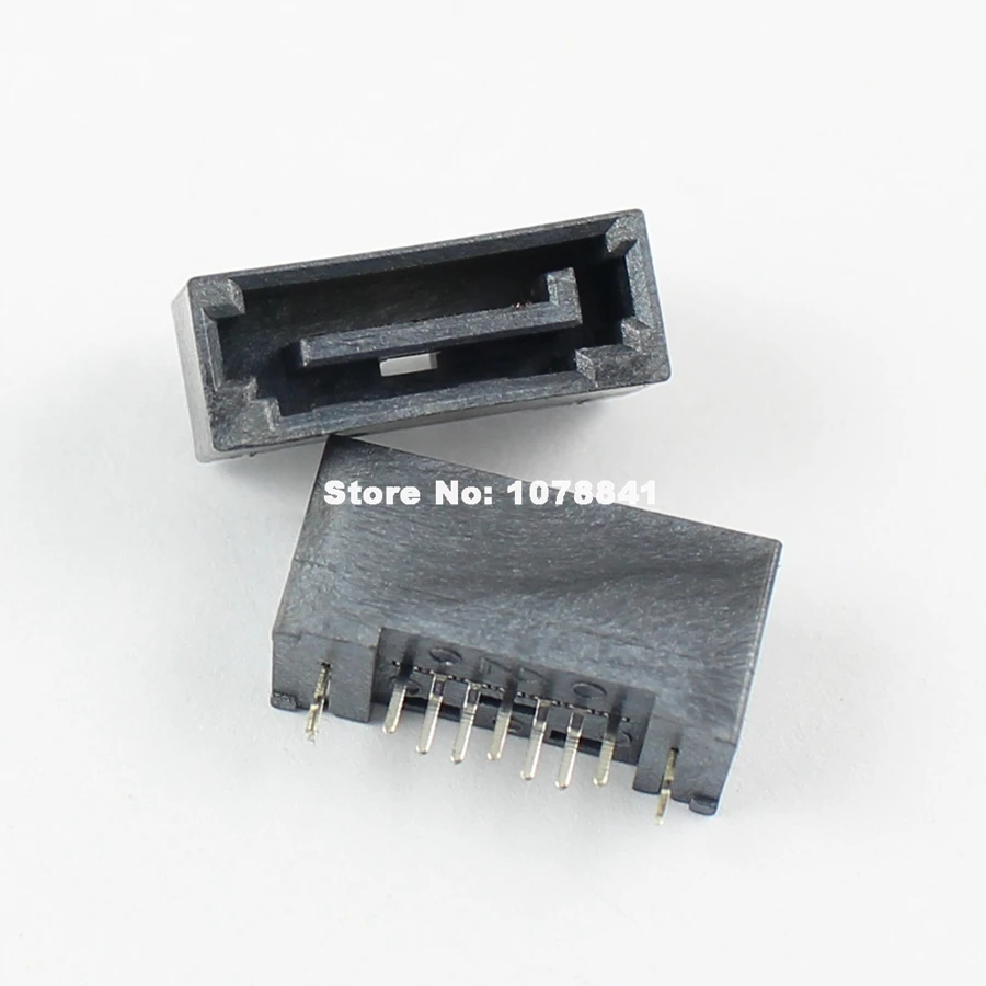 10 шт. в партии SATA Type A 7 Pin прямой DIP разъем для жесткого диска HDD|connector male|connector 10connector