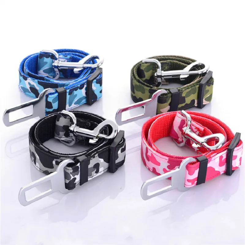 Camouflage Strong pet Dog Car Belt dog Vehicle safety belts Travel Seat