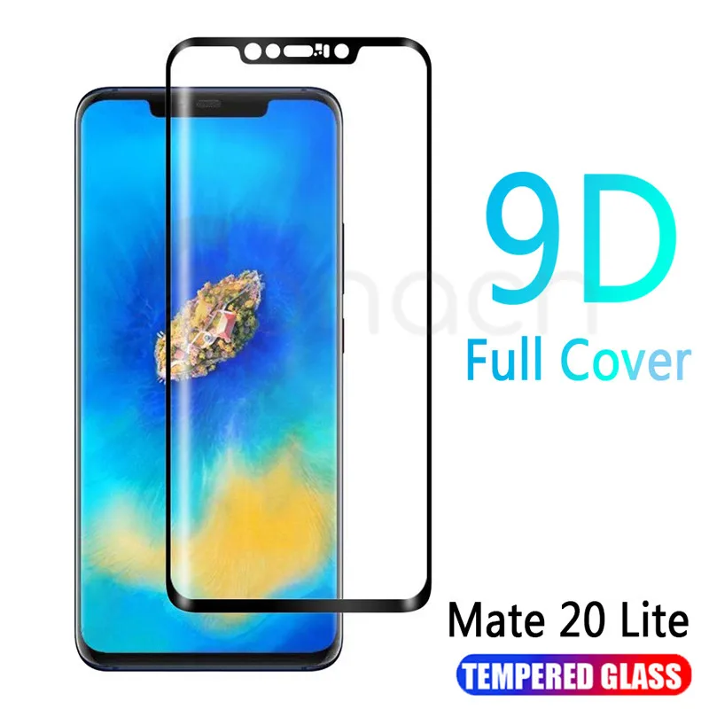 

9D Protective Glass on the For Huawei Mate 20 10 Pro 20X 9 Lite Screen Protector For Huawei P Smart Tempered Glass Film Case