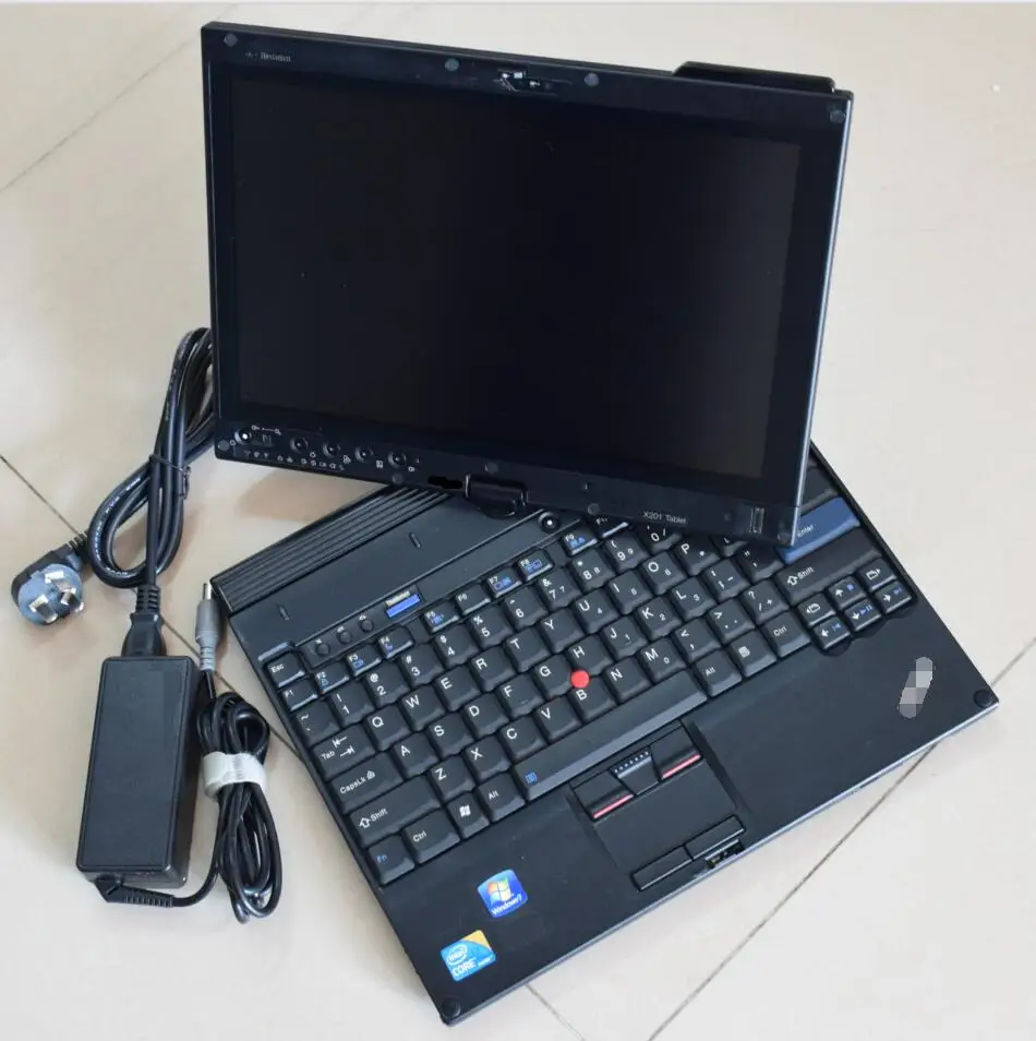 Автомобильный диагностический компьютер thinkpad для lenovo x201 tablet i7 4g сенсорный экран б/у ноутбук без hdd с батареей dhl