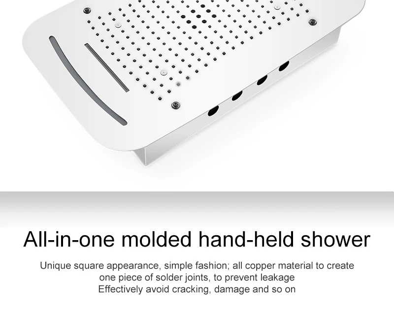 Bathroom Shower Set Accessories Faucet Panel Tap Thermostatic Mixer LED Ceiling Rainfall Shower jet System Led Mist Rain Shower (17)