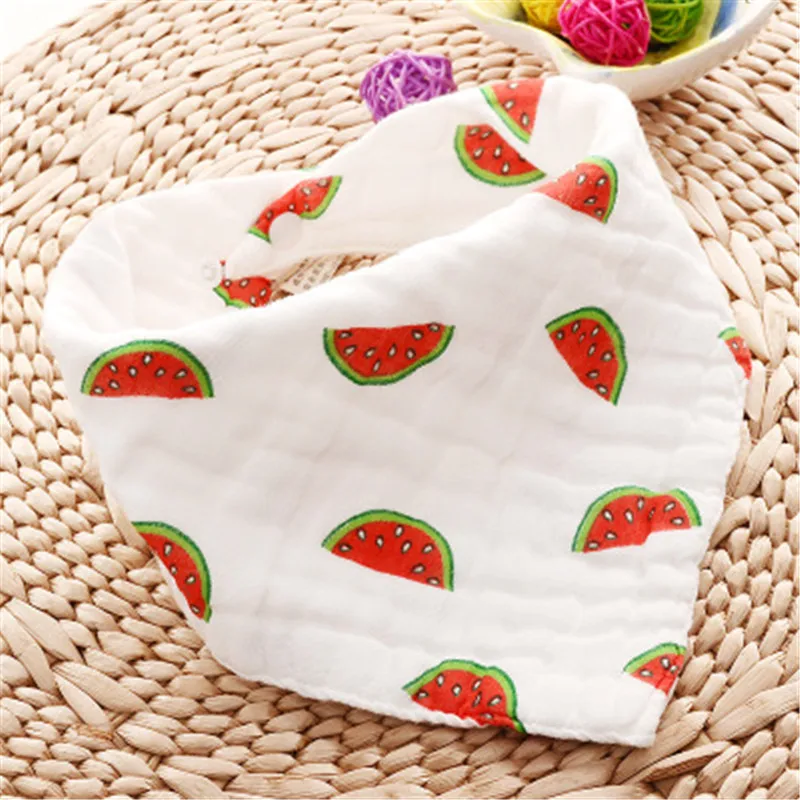 Comfort Cotton Girls Boys Baby Cloth Babador Animal Print Baby Bandana Bibs Bebe Smock Burp Cloths Accessory Infant Baby Stuff