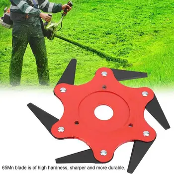 

6T Blade Manganese Steel Razor Mower Grass Trimmer Head Blade For Garden Lawn Machine Accessories Power Tools