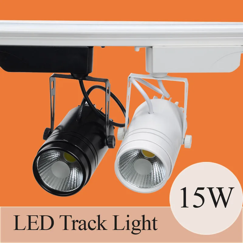 

10pcs/lot Wholesale 15W COB LED Track Light Bulb 85-265 Volt LED Wall Track Lighting