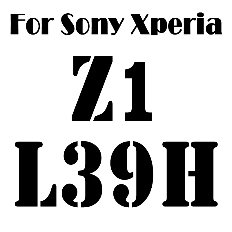 Переднее и заднее закаленное стекло для sony Xperia Z Z1 Z2 Z3 Z4 Z5 M4 M5 Compact Mini Plus Защитная пленка для экрана - Цвет: Z1 L39H