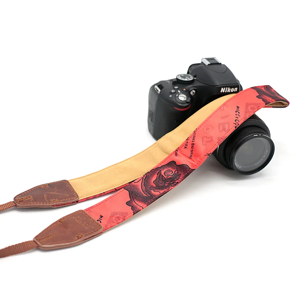 Розовый узор LG-02 плечевой ремень для камеры для SLR DSLR для Canon Nikon sony камеры