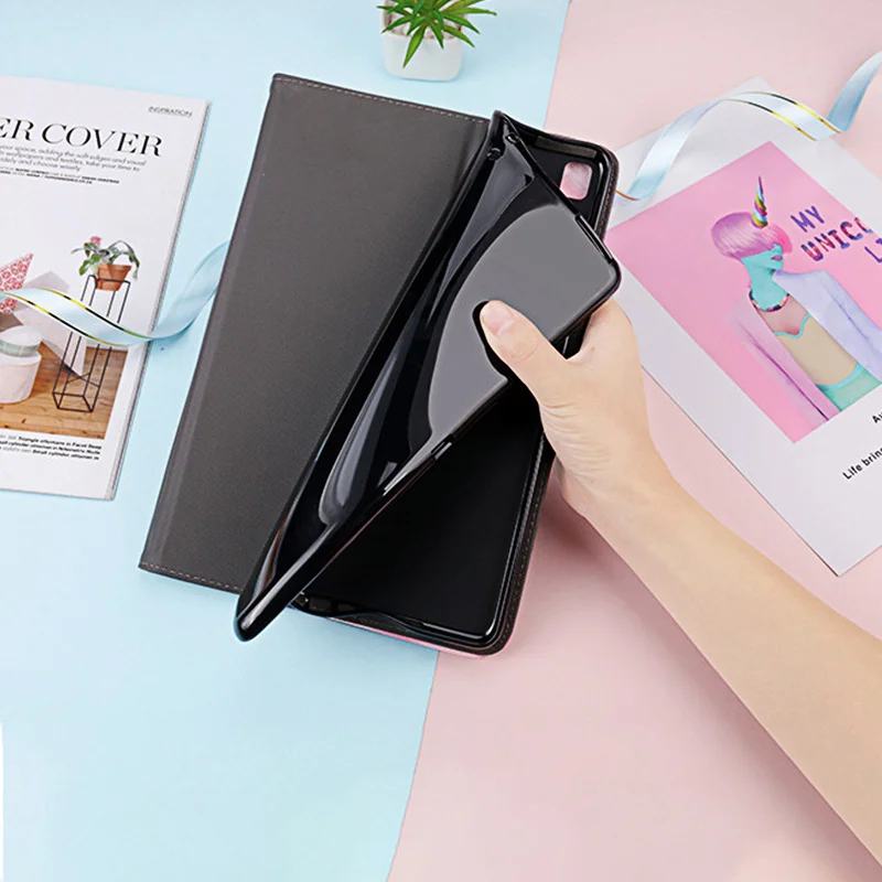 Роскошный флип кейс из искусственной кожи для смарт планшета Xiaomi Mi Pad 4 Plus чехол