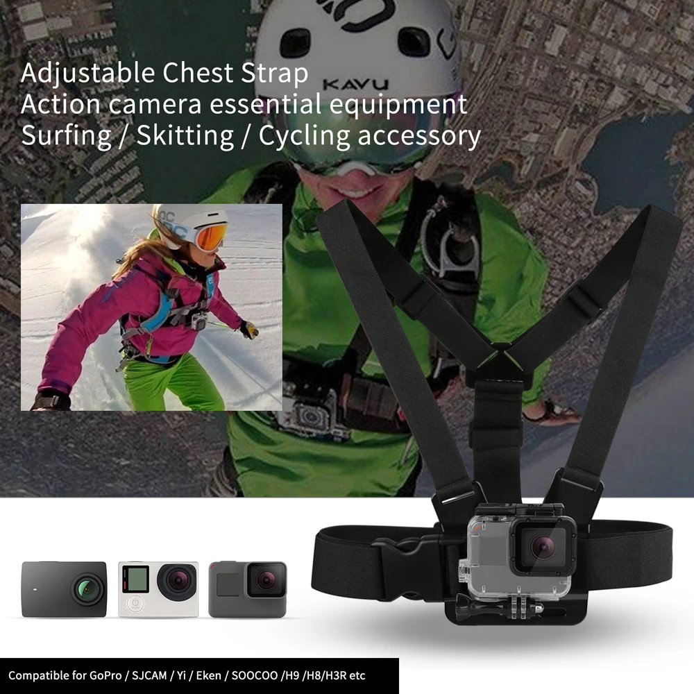 Нагрудный ремень крепления ремня для экшн Камеры Gopro hero 7 6 5 спортивной камеры Xiaomi