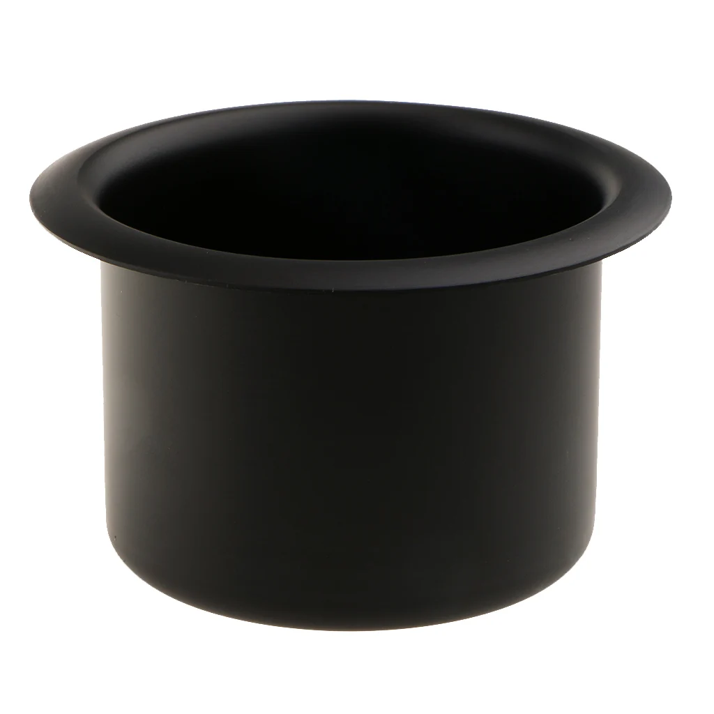 2 Pieces Aluminum Alloy Car Interior Bottle Cup Drink Holder Storage Base Height: 64mm/2.52''