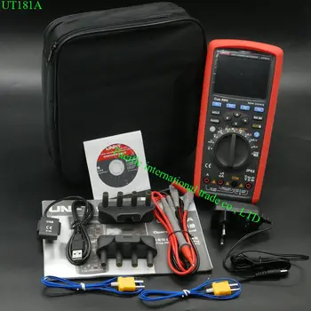 

True RMS Datalogging Digital Multimeters UNI-T UT181A DMM Capacitance Temperature Meter w/Re-Chargeable Li-Battery EU Plug