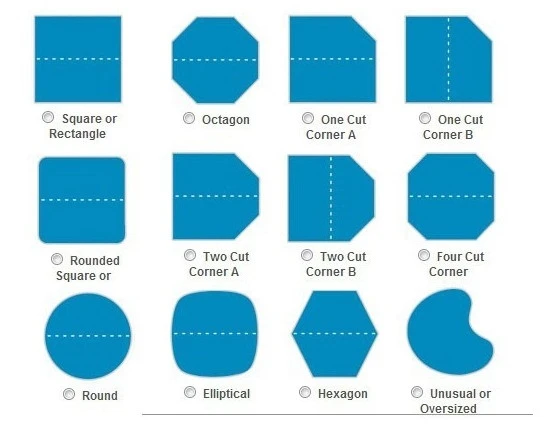 hot tub cover Aqua 0515 Cover shape
