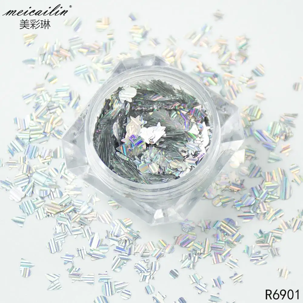 Mix Size Nail Glitter Sequins (2)