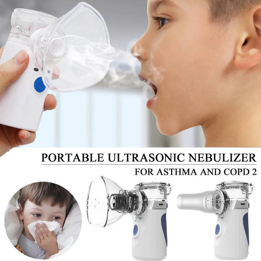 

Portable Operated Replaceable Battery Ultrasonic Nebulizer for Asthma and COPD