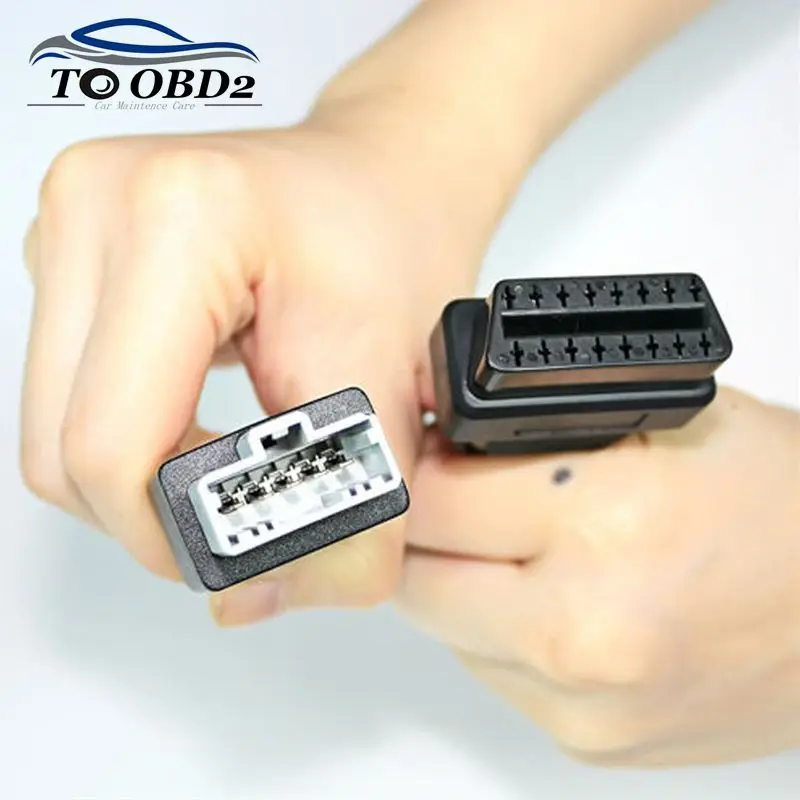 Для HONDA 5Pin для OBD2 16pin Женский кабель автомобиля Honda сканер OBD1 OBDII адаптер 5 Pin до 16 pin