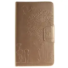 Tab4 T230 Imán Pu Funda de piel para Samsung Galaxy Tab 4 7.0 T230 T231 T235 Cubierta Elegante de la Tableta con el soporte Del Tirón Casos + Stylus