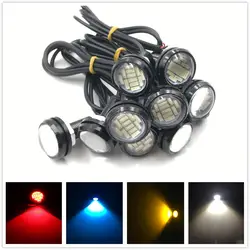 10 шт. 15 Вт 12LED 12SMD крючке свет автомобиль парковка сигнальные лампы DRL обратный фонари заднего хода 12 В красные, синие янтарный Белый