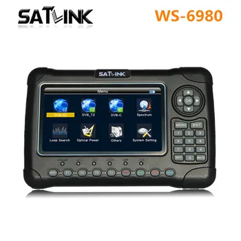 

Satlink WS6980 DVB-S/S2 DVB-T/T2 DVB-C Satellite Finder Meter 7 Inch HD LCD With Spectrum Analyzer constellation ws 6980