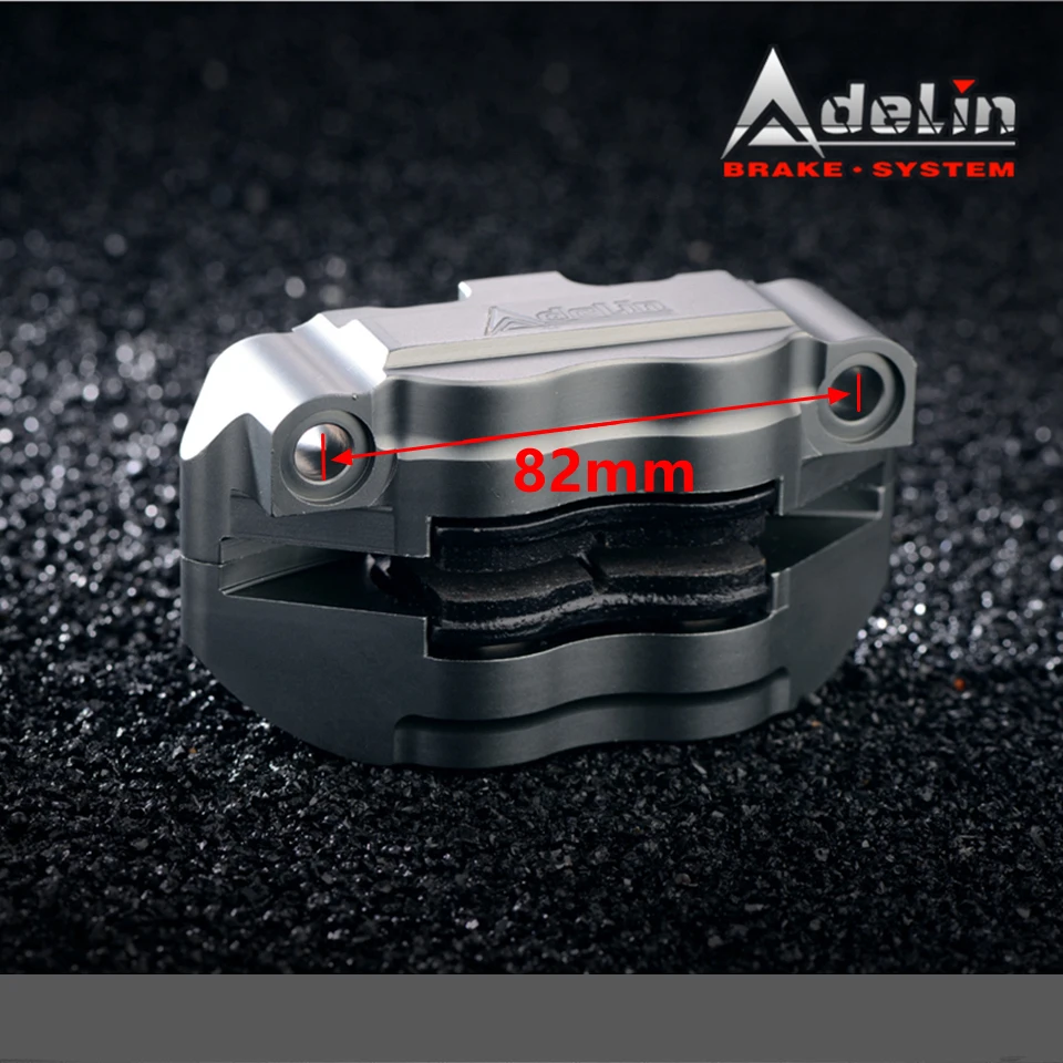 Adelin CNC ADL-4 мотоцикл 25 мм x 4 поршневой тормозной суппорт насос 82 мм крепление для BWS Yamaha скутер изменить