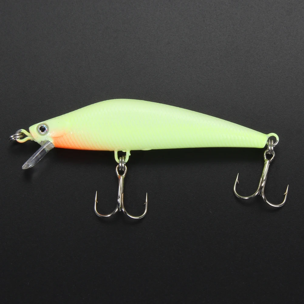 1pc 3D Luminous Night Fishing Minnow Lure Isca Artificial Fishing Lure