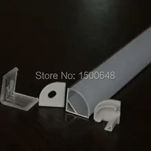 20 шт./лот 1 м длина ювелирные изделия счетчик жесткие бар LED Алюминиевый Профиль светодиодные полосы профиля выставочный зал светодиодный счетчик led бар