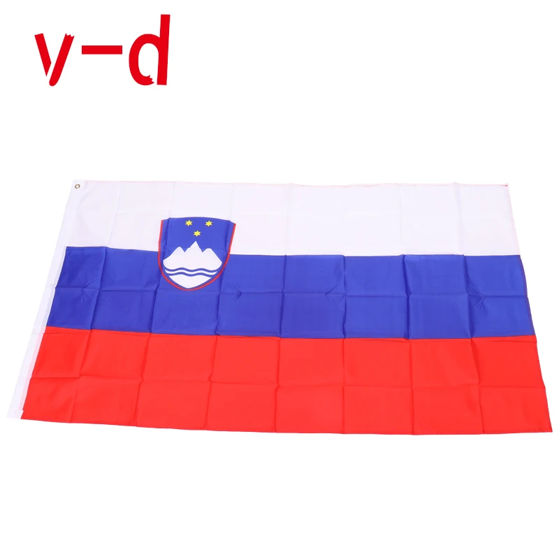 

free shipping xvggdg NEW Slovenia Flag 3ft x 5ft Hanging Slovenia Flag Polyester standard Flag Banner