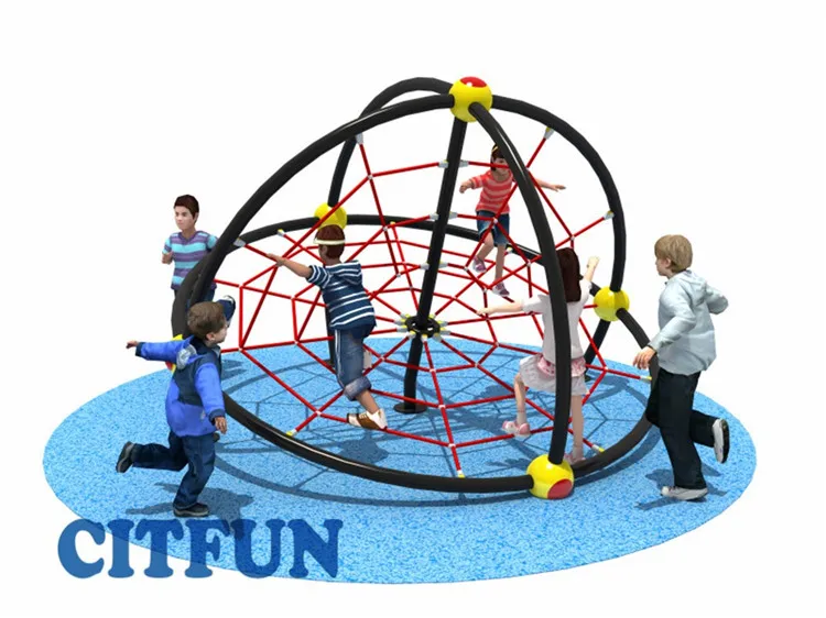 

Factory price popular rope net series playground ,Outdoor Playground Web climber OP16-237D