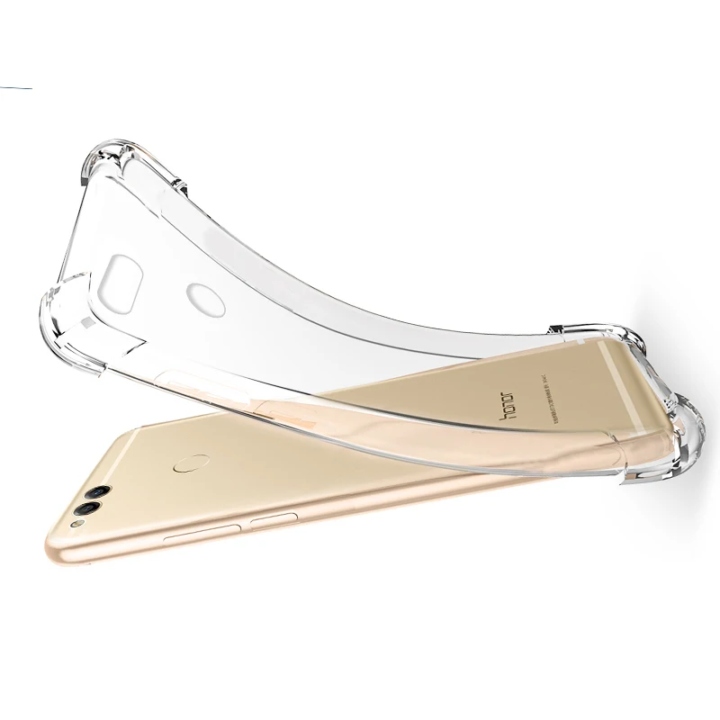 Роскошный прозрачный противоударный чехол YUETUO для huawei honor 7x7 x силиконовый