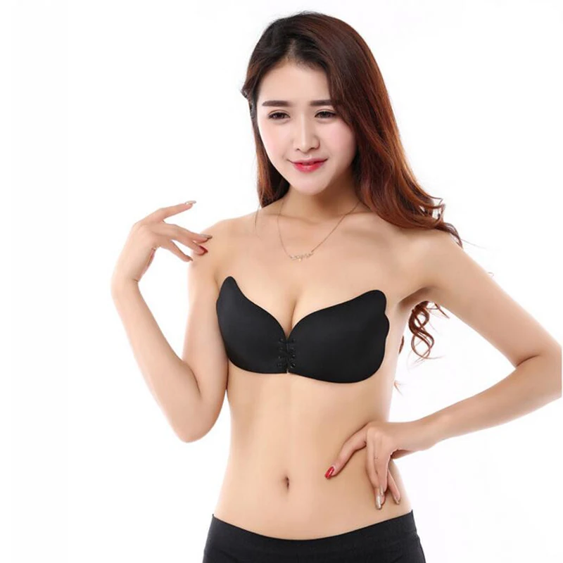 Sexy Women Super Push Up Bra Silicone Big Cup Backless Strapless Bras Invisible Bras For Women Wedding Bikini Bra 8QR526 11