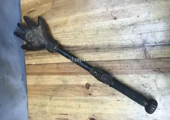 

24'' bronze copper carved hand palm war cold weapon ancient China