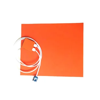 

400*500*1.5mm heat bed for 3d printer 120v 800w digital thermostat on wire 1500mm lead out from middle of 400mm side
