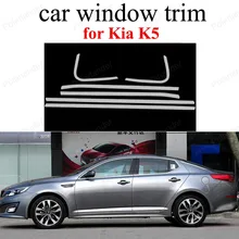 car styling Stainless Steel Car Sill Cover Exterior Accessories Window Trim For K-ia K5