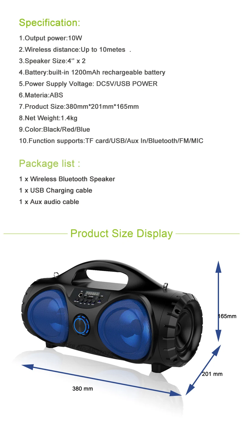 Тяжелый бас Портативный беспроводной bluetooth сабвуфер с микрофоном/TF/USB/FM радио супер бас открытый динамик вечерние динамик живота