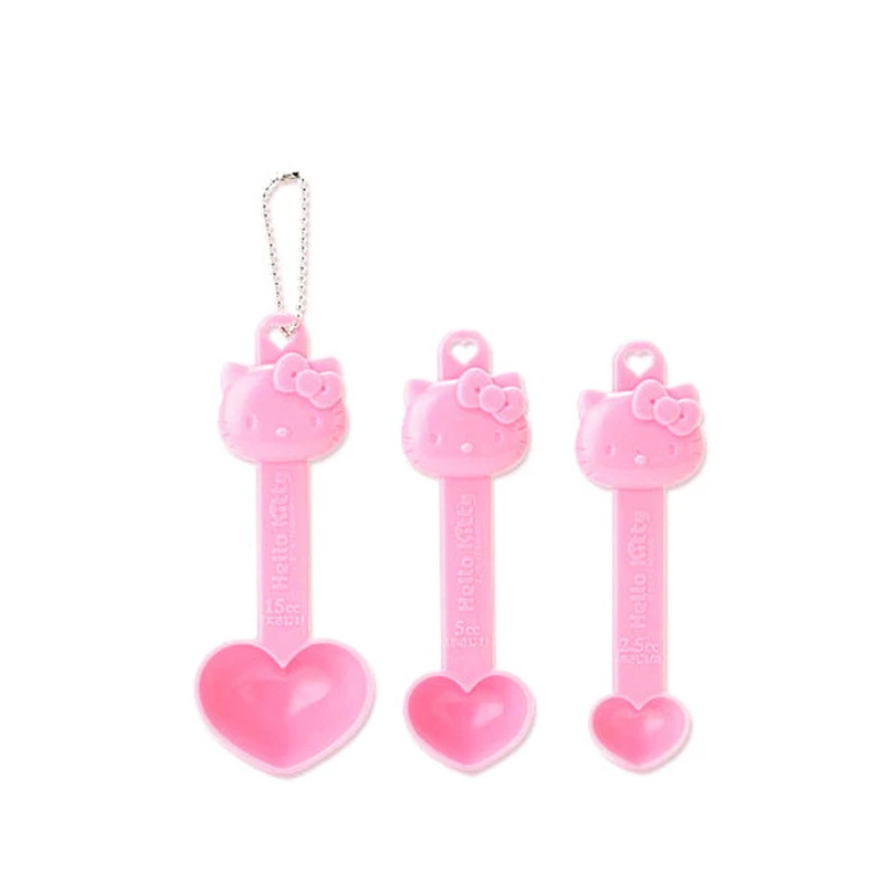 

Measure Tools 3pcs/set Hello Kitty Measuring Spoons Set Kitchen Tool Utensils Cream Cooking Baking tools High Quality HA