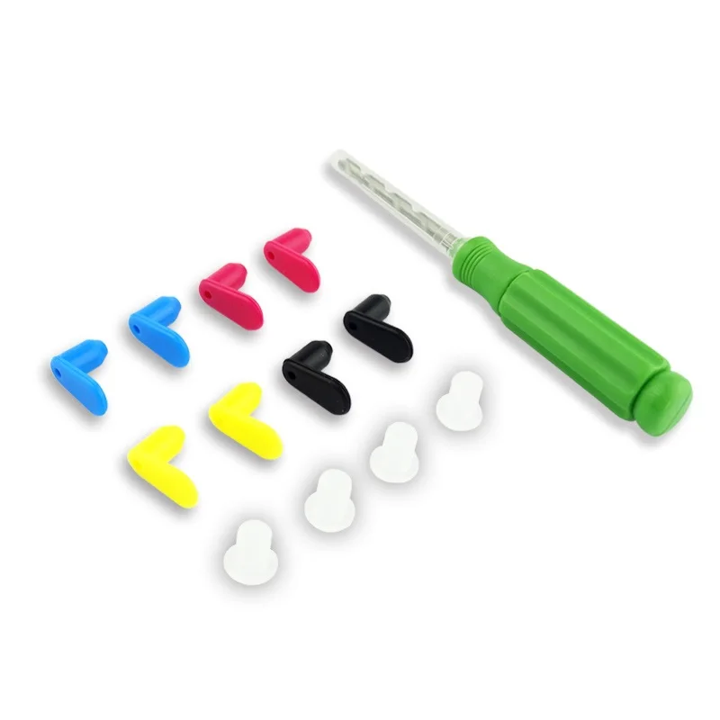 

XIMO 4C color plugs and drill with protective cover for DIY CISS