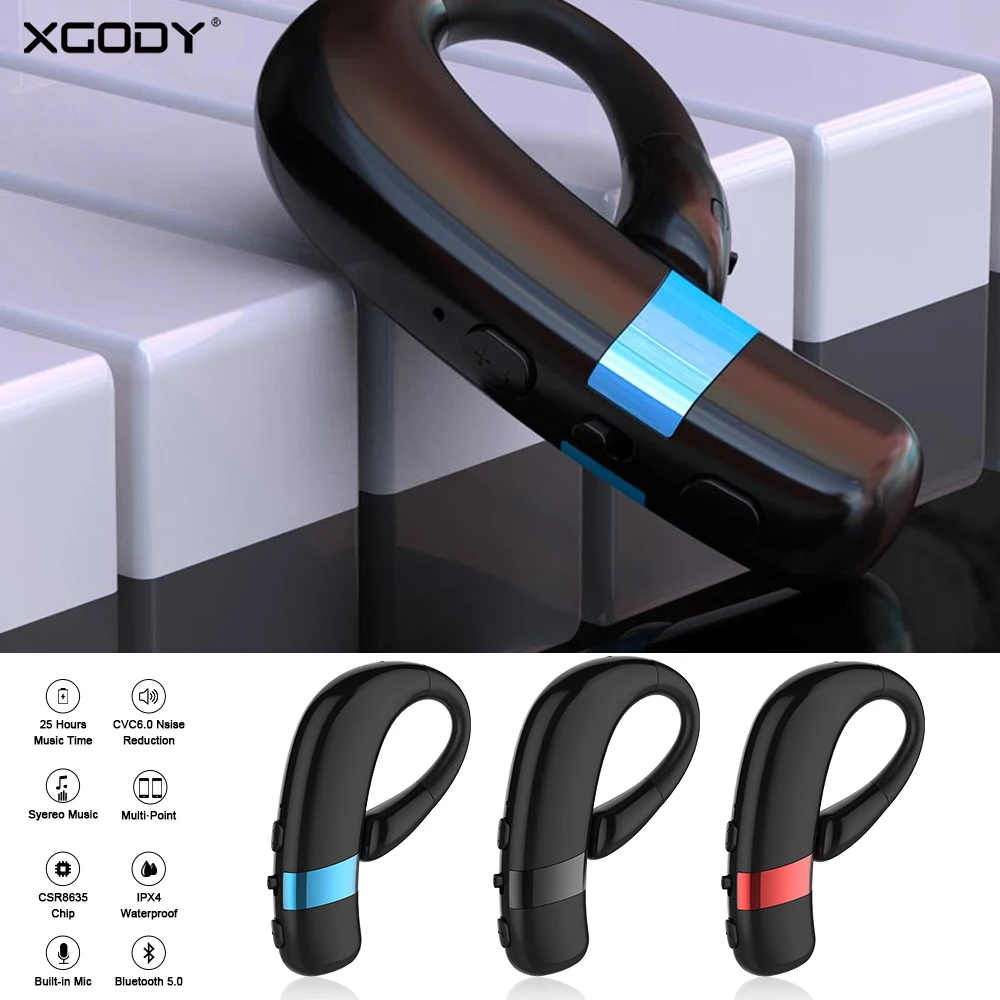 XGODY K70 спортивные бизнес Беспроводные наушники с ушным крючком Регулируемый