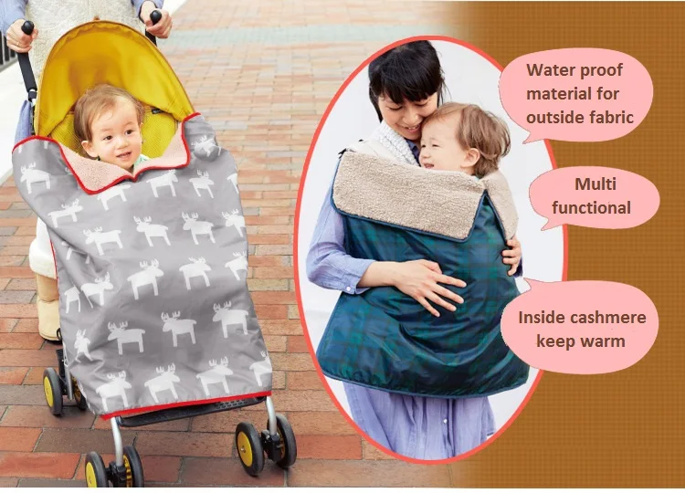 High quality kids stroller blanket Baby swaddling quilt Children warm