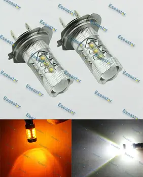 

2pcs/lot super brightness 80w led,H7 light auto,H7 led lamp light,fog led H7