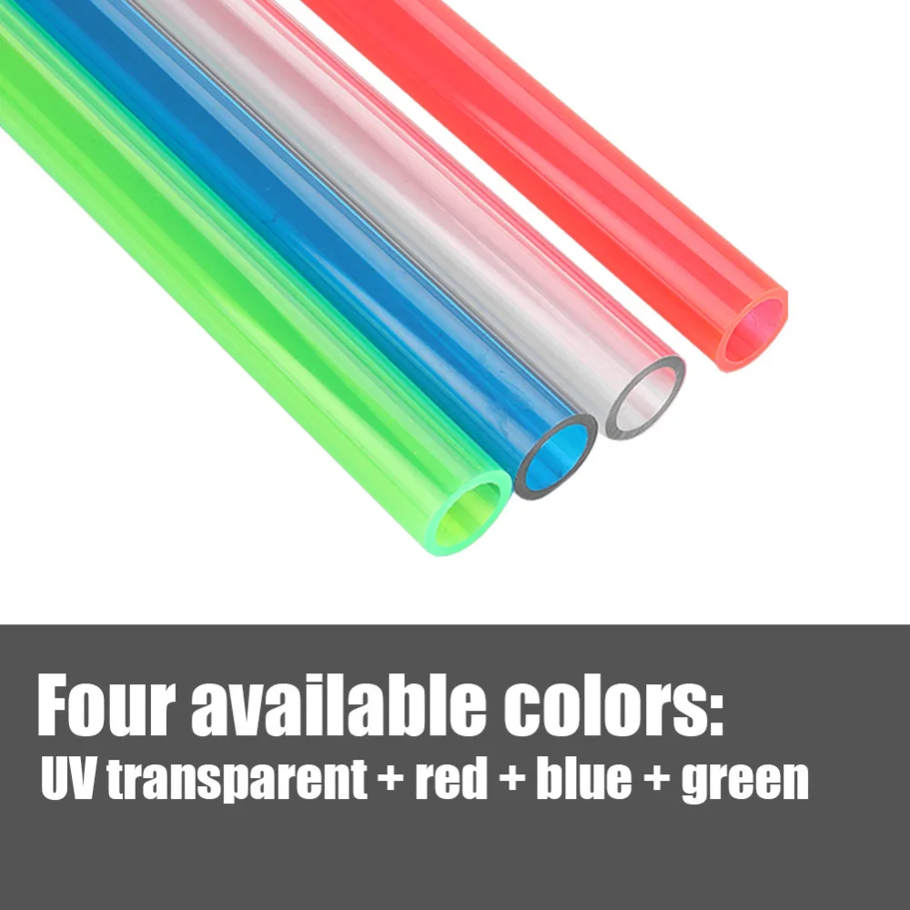 

10pcs/set 1000MM 10x14MM Colorful Rigid Acrylic Water Cooling Tube Fitting for Computer