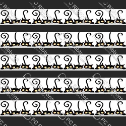 Изготовленная на заказ лента с рисунком кота из мультфильма, 50 ярдов, подарочная упаковка, самодельные Луки, Рождественские Свадебные украшения, ленты - Цвет: ribbon 2