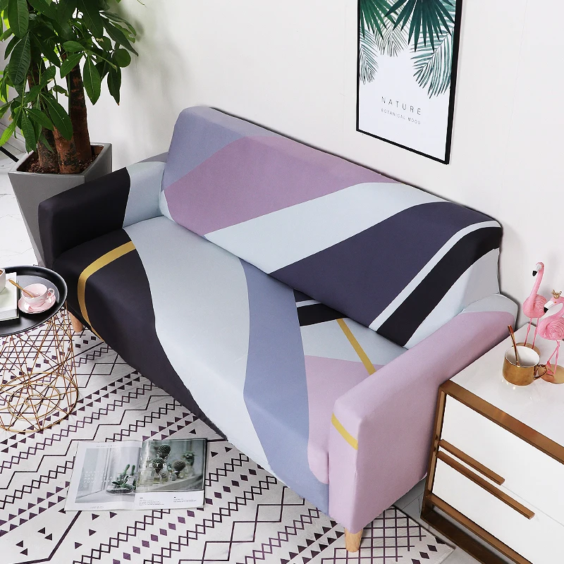 Все включено Чехол Эластичный чехол на диван с цветочным рисунком секционный диван Cove 1/2/3/4 местный диванных чехлов для комплект для гостиной - Цвет: Color 20