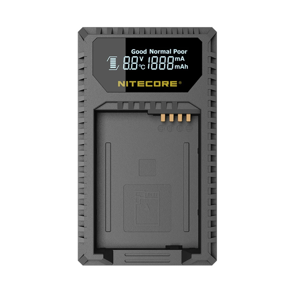 Nitecore ULQ Digital USB Travel Charger For Leica Camera Battery BP-DC12 Camera X-U(Typ 113) Q(Typ 116) V-Lux(Typ 114) V-Lux 4