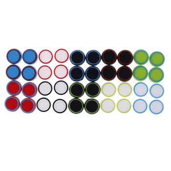 

Silicone Analog Thumb Stick Grip Cover for Play Station 4 PS4 Pro Slim for PS3 Controller Thumbstick Caps for Xbox 360 One 4Pcs