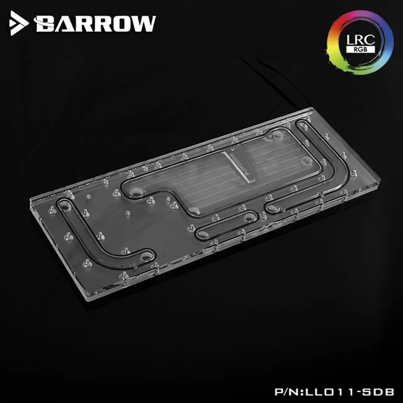 Водная плата Barrow V1 водная для Lian Li динамический чехол Intel CPU водный блок и