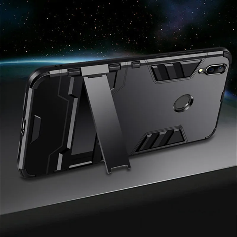 For Xiaomi Redmi Note 7 Case Luxury Hybrid Hard PC+TPU Rugged Armor Phone Case For Redmi Note 5 Pro Shockproof With Stand Cover For Xiaomi Redmi Note 7 Case Luxury Hybrid Hard PC+TPU Rugged Armor Phone Case For Redmi Note 5 Pro Shockproof With Stand Cover