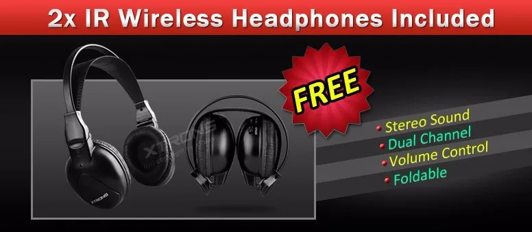 Top 2x7" Headrest Car DVD Player Support 32 & 8 Bits Game IR FM Transmitter Speaker Cover With Zipper USB SD Pillow Digital Screen 0 Top 2x7" Headrest Car DVD Player Support 32 & 8 Bits Game IR FM Transmitter Speaker Cover With Zipper USB SD Pillow Digital Screen 0