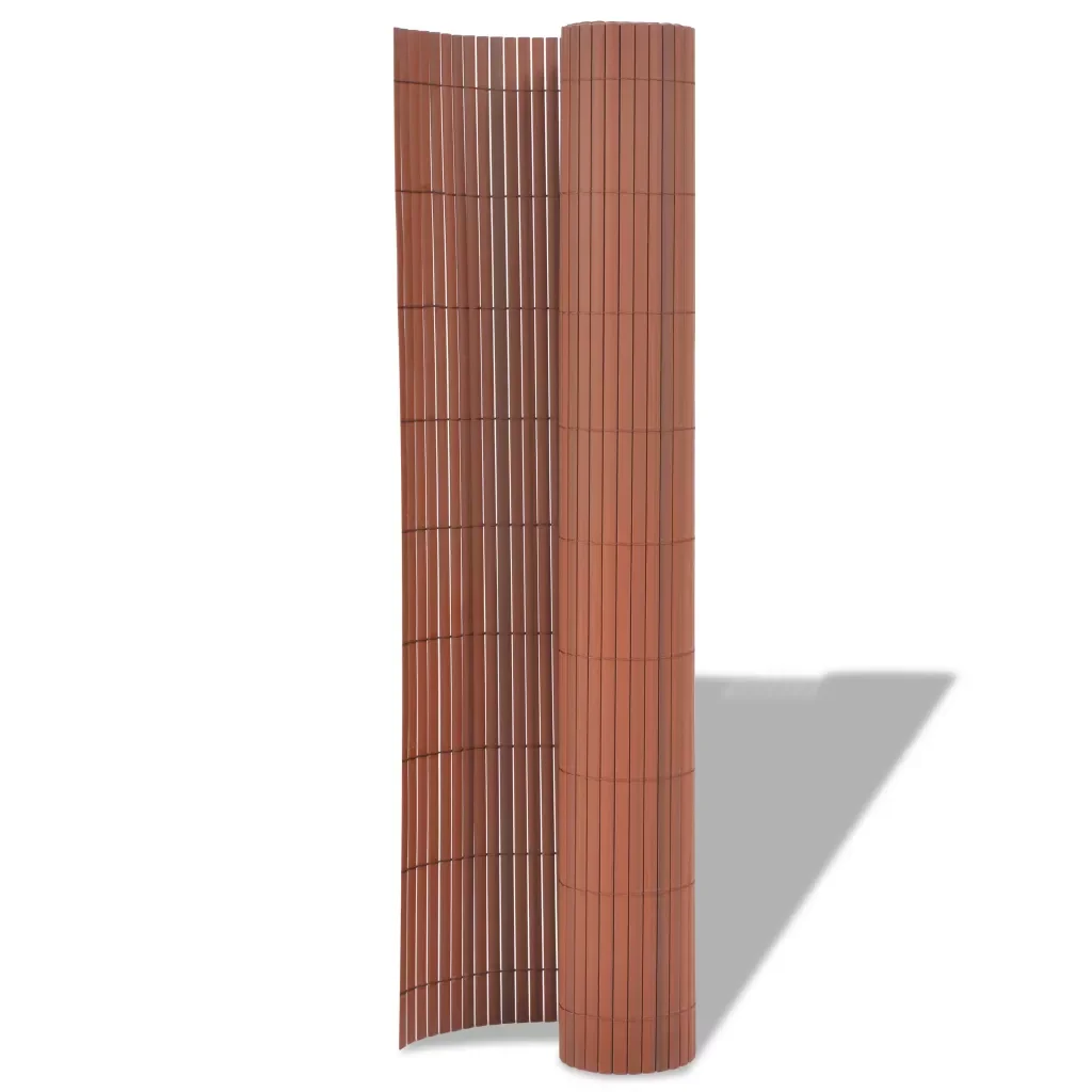 الوجهين حديقة سياج 90x300-500 cm البني سياج فناء داخلي حديقة سياج زهرة حديقة الخضار سياج المنزل الديكور
