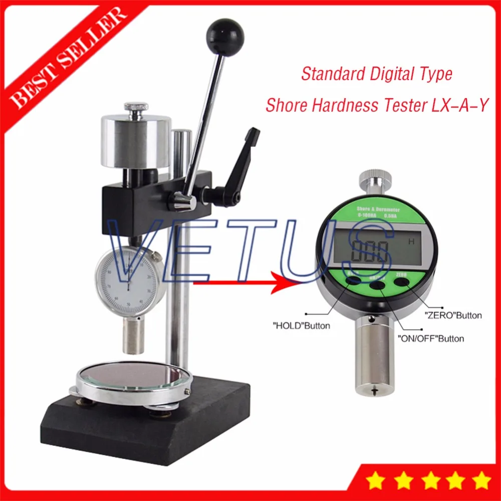 LAC YJ Hardness Test Stand for A/C Type Shore Hardness Tester Testing Platform included LX A Y
