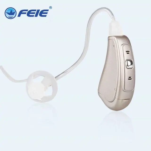 

RIC Digital Hearing Aid with Noise Cancellation Program Frequency for Severe Hearing Loss Mini Amplifier MY-18S Free Shipping