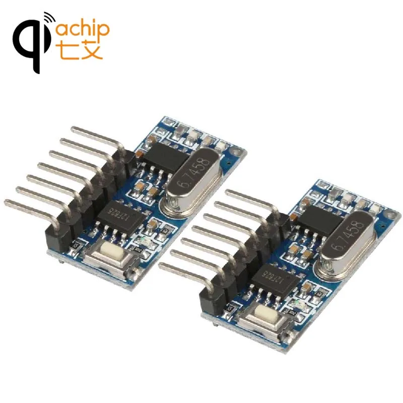 2PCS-433mhz-RF-Receiver-Learning-Code-Decoder-Module-433-mhz-Wireless-4-Channel-output-For-Remote